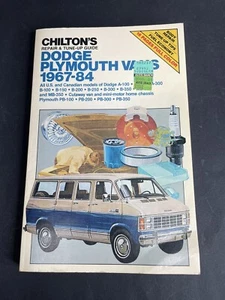 Chiltons Dodge Plymouth Vans 1967-84 Repair & Tune Up Guide - Picture 1 of 5