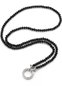 Kette Halskette Lange Kette Vario Kette Glasperlen Charms Anhänger - Bild 1 von 39