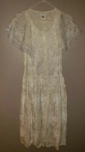 Vestido de Boda Vintage Jessica McClintock Gunne Saxo Pradera Blanco 9 Cottagecore - Imagen 1 de 9
