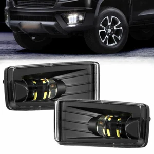For 2007-2015 Chevy Silverado 1500 2500 Bumper LED Fog Lights Driving Lamp Black - Picture 1 of 12