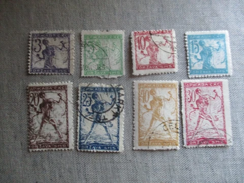 Yugoslavia, Scott#3L1-3L8, used Cover