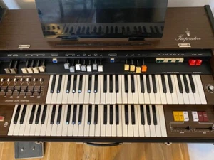 klavier gebraucht schwarz von Welson mit Lautstärke Box von Leslie - Bild 1 von 8