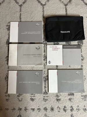 Nissan NV200 2015 carga compacta manual del propietario con estuche G129 Foto 1 de 4