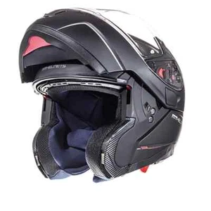 MT Atom Sv Resistente Negro Mate Modular Plegable Frente Moto Casco Nuevo XS - Imagen 1 de 4