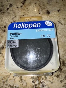 Heliopan Polfilter Circular ES 77 2.5x for Digital & Analog Rotating Lens Filter - Picture 1 of 2