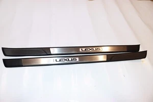 15-20 LEXUS RC350 RC300 F SPORT DOOR SILLS SCUFF PLATES PAIR LEFT/RIGHT OEM - Bild 1 von 10