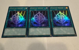 yugioh heraldry reborn ultra rare 3x blmm-en162 blmm - Picture 1 of 1