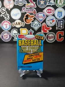 1987 Fleer Unopened Wax Pack. BO JACKSON, BARRY BONDS RC? - Picture 1 of 5