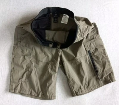 H&M Men Medium Regular Stretch Drawstring Waistband Cargo Short Military Green - Image 1 of 4