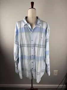 Tommy Bahama Hemd Herren XXL Blau Coastline Cord Knopfleiste Cord Langarm - Bild 1 von 11