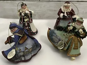 Thomas Kinkade Vecchio Mondo Decorazioni Natalizie Ashton Drake Babbo Natale Albero Pattini LEGGI - Foto 1 di 14