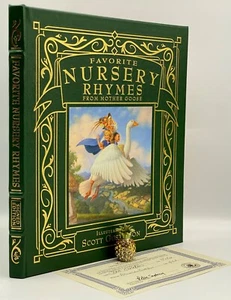 🖊SIGNED Easton Press MOTHER GOOSE NURSERY RHYMES Collectors LIMITED DLX Edition - Picture 1 of 12