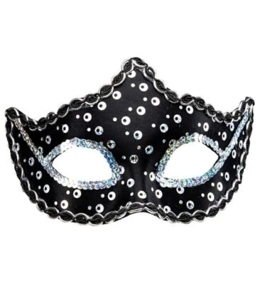 Rialto Venetian Eyemask with Holographic Sequin - Image 1 of 2