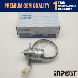 118400-61950 1503ES-12K5SUC5S 12V Stop Solenoid For Yanmar 2V78 2V750 John Deere - Foto 1 di 4