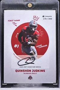 /200 QUINSHON JUDKINS 2024 Onit Ohio State On-Card Signature Series Auto White - Picture 1 of 2