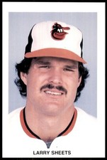 1985 Postcard Team Issue Larry Sheets Baltimore Orioles #NNO