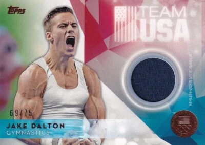 TOPPS 2016 U.S OLYMPIC TEAM JAKE DALTON #USOTR-JD 69/75 BRONZE RELIC CARD - Image 1 of 2