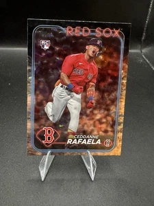 2024 Topps Serie 1 Lámina Crackle Plateada Ceddanne Rafaela #313 Rookie RC - Imagen 1 de 2
