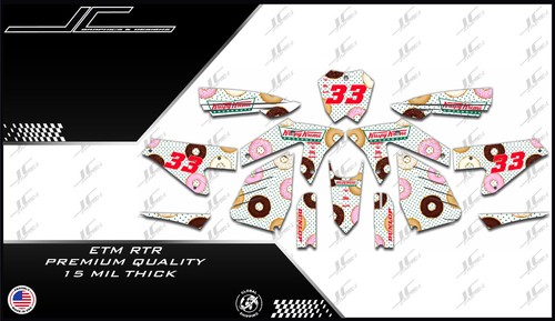 ETM RTR graphics kit decals THICK AND HIGH GLOSS ..... | eBay
