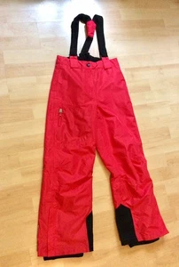 Schneehose, Gr. 134/140, Latzhose/Skihose, Mädchen, Crivit, rot, sehr warm - Bild 1 von 6