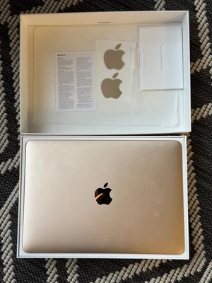 Apple Gold MacBook Air 12” - Intel Core M3 1.2 GHz, 256 GB 8 GB RAM, Gold A1534 - Image 1 of 4