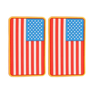 2 Piezas Exquisito Parche Ropa Delicada Bandera Americana Ropa Decoración Bolso - Imagen 1 de 13