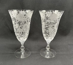 2 vasos Cambridge con patas de flores silvestres de 10 oz 7 " - Imagen 1 de 5