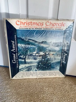 RARE! Sealed! The Edward Carrington Chorale (1958) Christmas Chorale Grand Award - Image 1 of 2