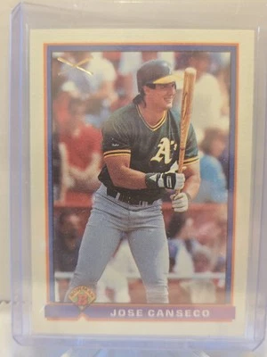 1991 Bowman - Jose Canseco #372 - Oakland Athletics  - 4c - Image 1 of 2