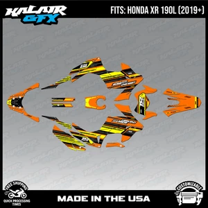 Kit de gráficos para Honda XR190L (2019+) Warrior - NARANJA - Imagen 1 de 4