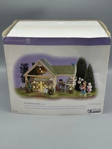 Dept 56 Snow Village Easter Lily’s Nursery & Gifts Lighted House 3 Pc Set EUC - Picture 1 of 8