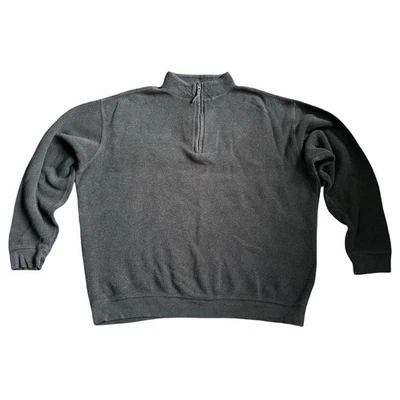 Woolrich Para Hombre Verde Oliva Gris 1/4 Cremallera Pullover Suéter Camisa Talla XXL USADO EN EXCELENTE ESTADO Foto 1 de 4