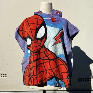 Spiderman kids towel cape • Perfect for swimming lessons or the beach! - Picture 1 of 5