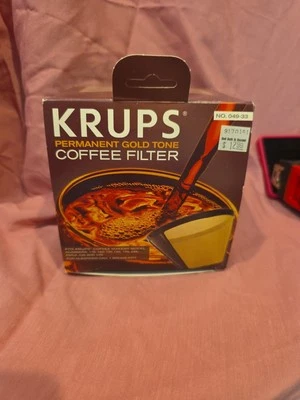 Krupps Permanent Gold Coffee Filter 049-33 - Image 1 of 2