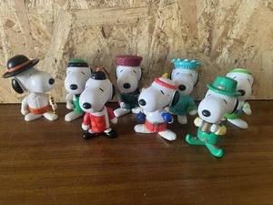 8 x 1999 Snoopy Around The World McDonald's Promotional Toys - Picture 1 of 3