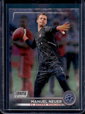 2022 Stadium Club Chrome UEFA Manuel Neuer #1 Bayern Munchen - Image 1 of 2