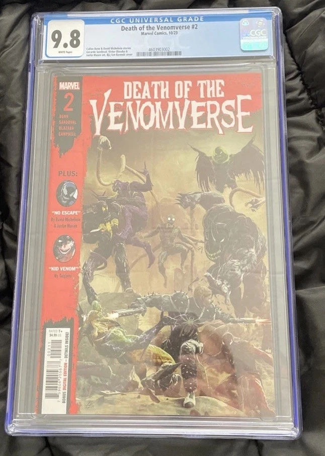 Death Of Venomverse #2 CGC 9.8 NM Bjorn Barends 🔑 First Appearance Kid Venom  - Image 1 of 4