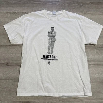 St. John’s Red Storm Basketball Shirt Rick Pitino Whiteout MSG Men’s XL - Image 1 of 2