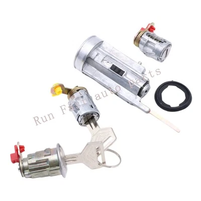 Cilindro de encendido con cerradura de maletero de puerta (izquierda+derecha) con 2 llaves para Toyota Corolla 1987-92 Foto 1 de 4