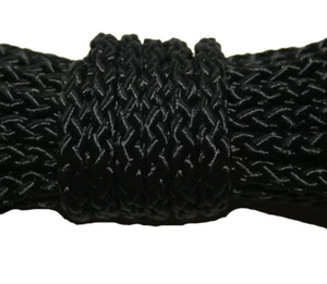 Seil Schnur Leine Polypropylen PP geflochten schwarz  6mm Meterware neu - Picture 1 of 1