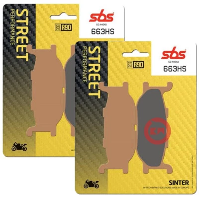 SBS 663HS 4 PASTIGLIE FRENO ANTERIORE YAMAHA XVZ ROYAL STAR MIDNIGHT 1300 03-06 Foto 1 de 4