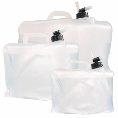 Semptec Faltbarer Wasserkanister mit Zapfhahn, 5, 10 und 20 Liter-Set - Bild 1 von 4