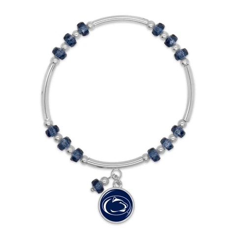 Penn State Nittany Lions Ivy Stretch Bracelet Silver Jewelry Gift PSU Cover