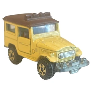 Tomica Toyota Land Cruiser No. 2 Tan 1/60 Vintage Japan Diecast - Picture 1 of 8