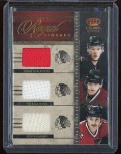2011-12 Crown Royale Royal Lineage Materials #18 Savard / Toews / Kane - Foto 1 di 2