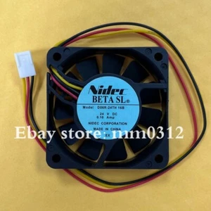 D06R-24TH 16B 24V 0.10A 6015 6cm 3-wire inverter cooling fan #F8 - Bild 1 von 4