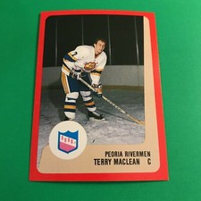 1988-89 ProCards Hockey - Terry MacLean - Peoria Rivermen IHL (NM)