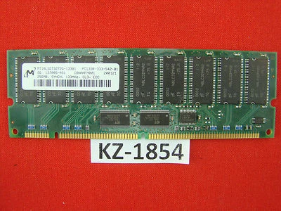 MT MT18LSDT3272G-133B1 256 MB 133MHz ECC CL3 DS 141/2 #KZ-1854 - Image 1 of 2