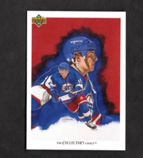 1991-92 Ed Olczyk Upper Deck Hockey The Collectors Choice Winnipeg Jets