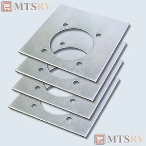 Placa trasera de metal Brophy BP05 PAQUETE DE 4 respaldos para anillos de cuerda de amarre RR05 y RRS5 - Imagen 1 de 1